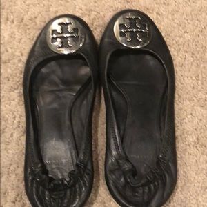 Black Tory Burch ballet flats